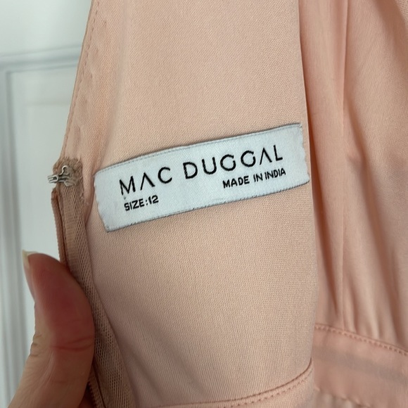 Mac Duggal EMBELLISHED V-NECK LONG GOWN - Picture 14 of 16